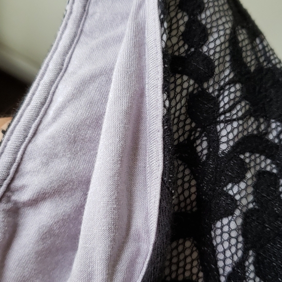 Anthropologie‎ Maeve Floral Lace Black Dress sz M P - Picture 7 of 11